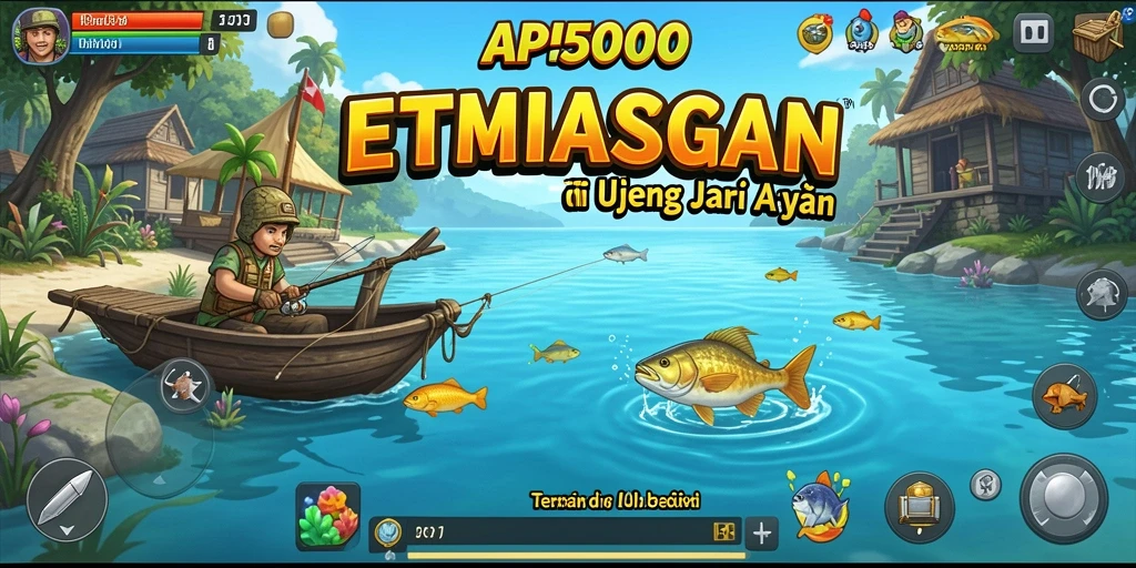 Screenshot gameplay API5000 menampilkan pengalaman memancing yang mendebarkan.
