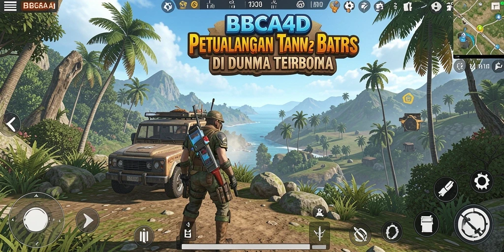Tampilan gameplay yang menakjubkan di dunia terbuka BBCA4D.