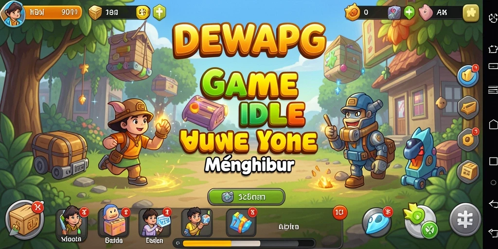 Tampilan gameplay utama DEWAPG yang mendebarkan dan interaktif.