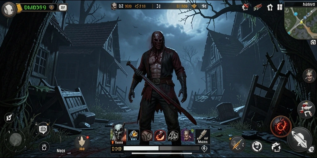 Gameplay DMD999 yang menegangkan dan menyeramkan.