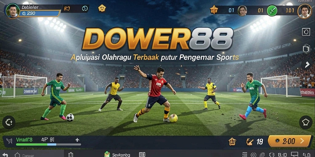Gameplay seru DOWER88 menampilkan aksi olahraga yang mendebarkan.