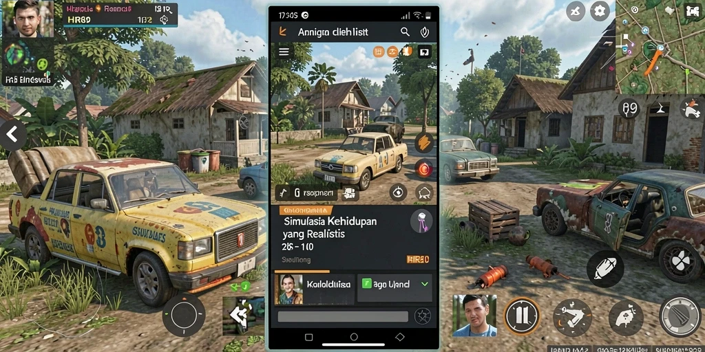 Tampilan menarik dari gameplay Simulation di HR89.