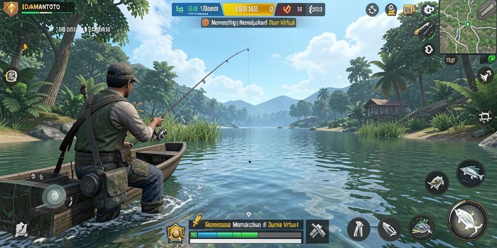 Tangkapan ikan besar di gameplay IDAMANTOTO yang menantang.