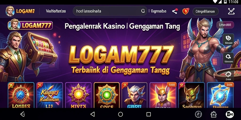 Tampilan gameplay Kasino yang menarik dan mendebarkan di LOGAM777.