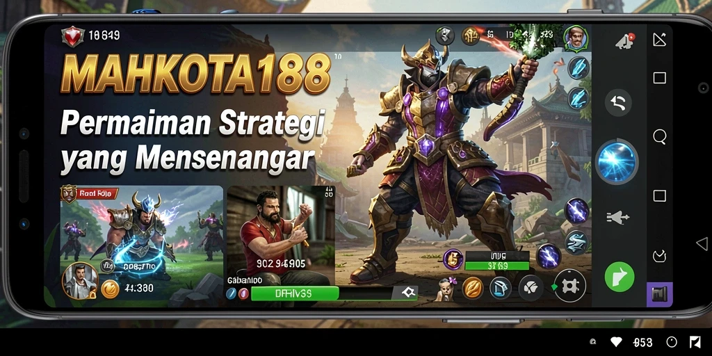 Screenshot utama MAHKOTA188 menampilkan battle strategy yang mendebarkan.