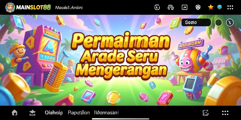 Screenshot utama MAINSLOT88 menampilkan aksi gameplay Arcade yang mengasyikkan.