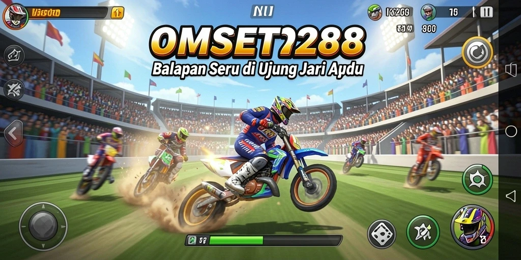 Tampilan gameplay balapan di OMSET288 yang mendebarkan.