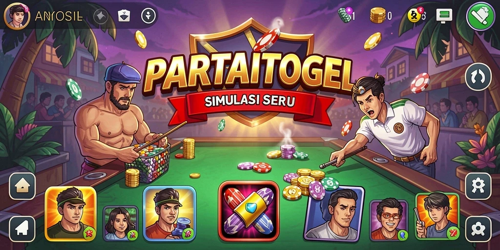 Tampilan screenshot utama menampilkan gameplay seru dari PARTAITOGEL.