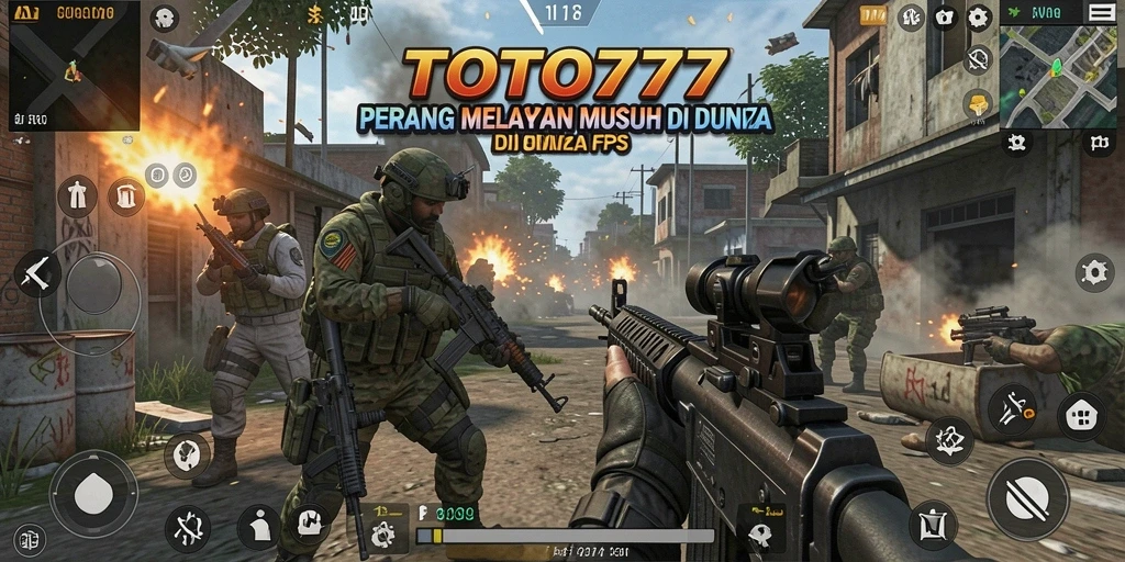 Screenshot gameplay TOTO777 yang menunjukkan pertarungan intens.