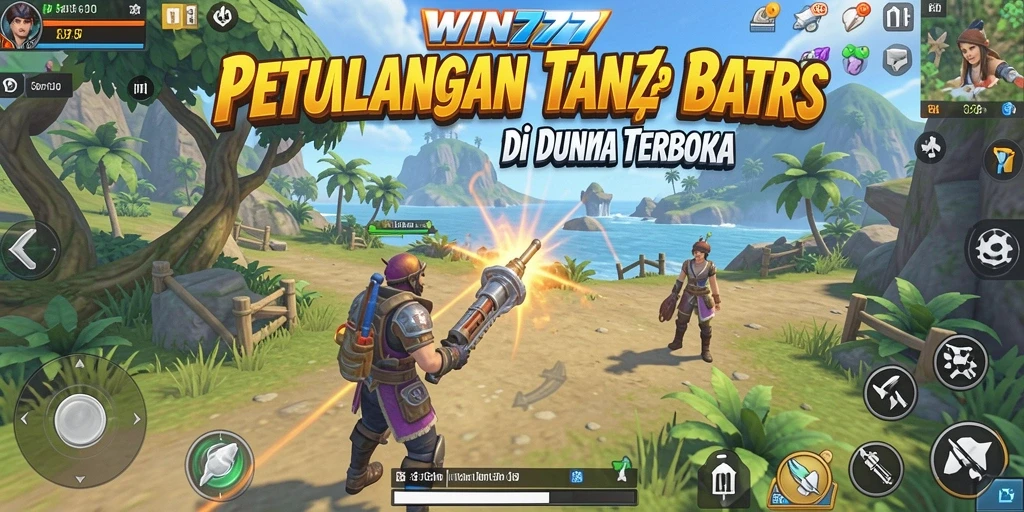 Tampilan gameplay OPEN WORLD yang mendebarkan di WIN777.